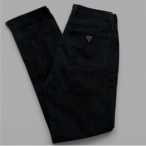 Vintage 90’s Women’s Guess Faded Black Original Fit 050 Jeans. Size 31.